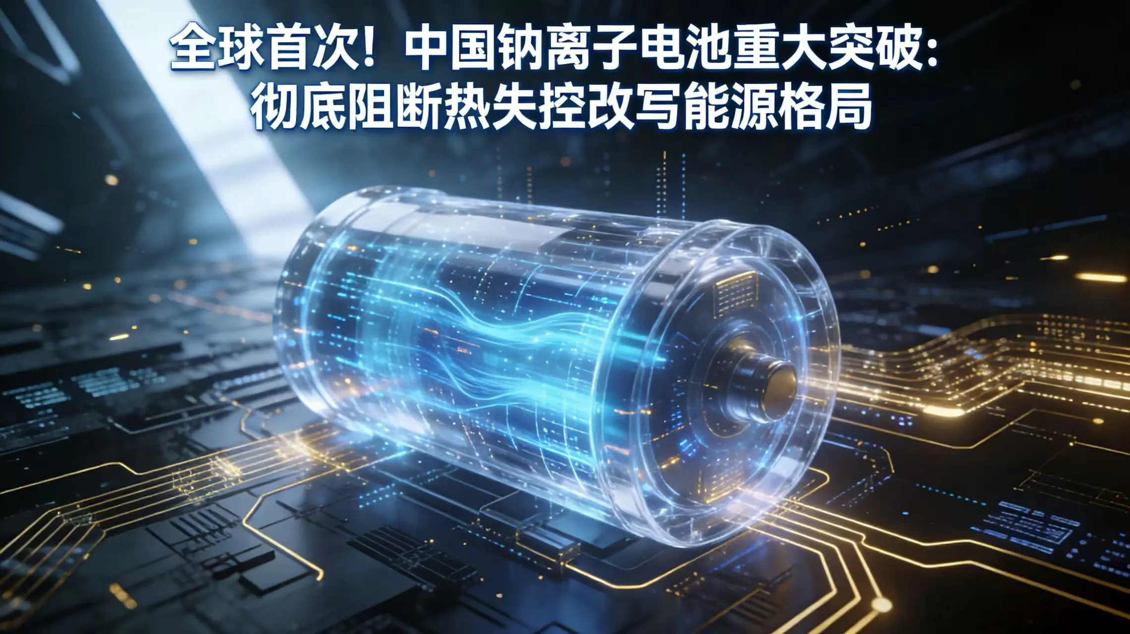 全球首次！中国钠离子电池重大突破：彻底阻断热失控改写能源格局