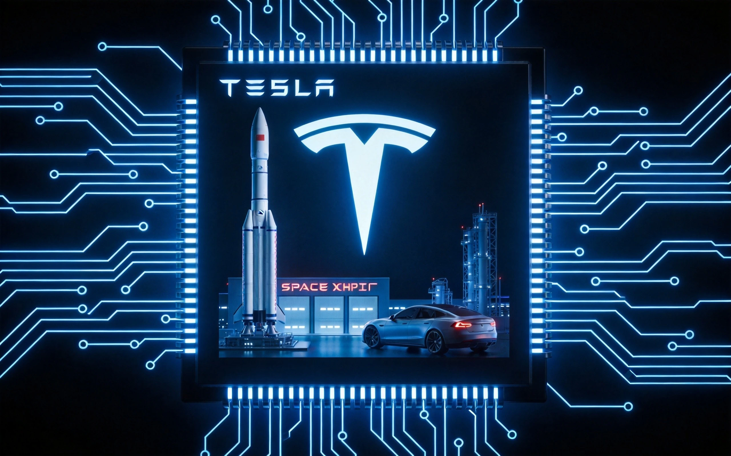 特斯拉与SpaceX联手：马斯克的”芯片帝国”野心