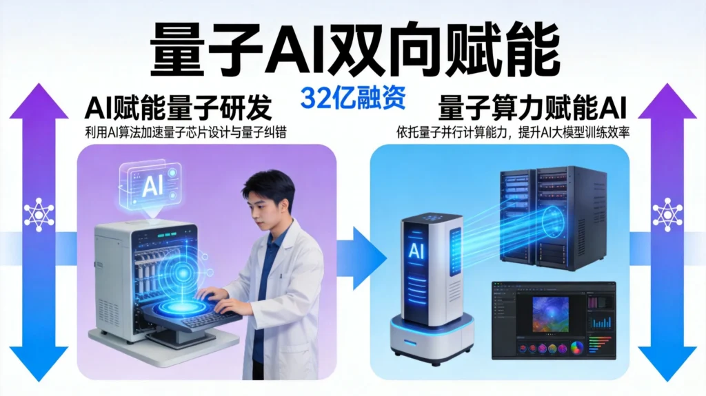 量子AI双向赋能：32亿融资推动AI赋能量子研发与量子算力突破AI瓶颈