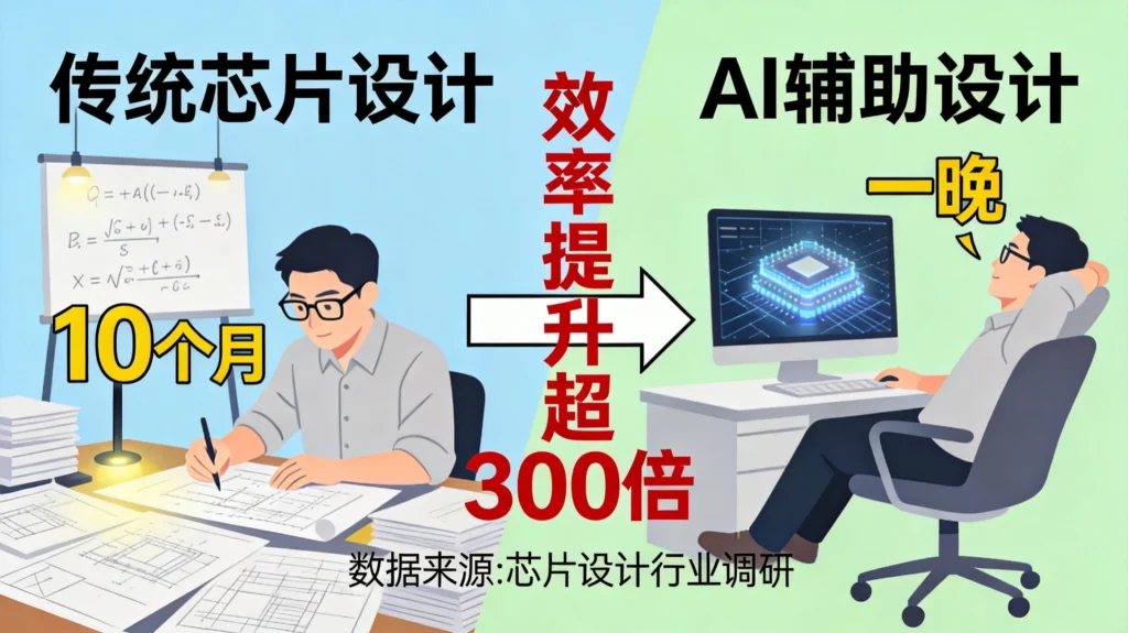 AI芯片设计效率革命：传统10个月工作AI一晚完成，8名工程师任务被自动化替代