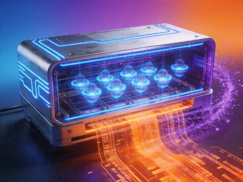 量子计算技术解析配图 - 量子计算原理示意图