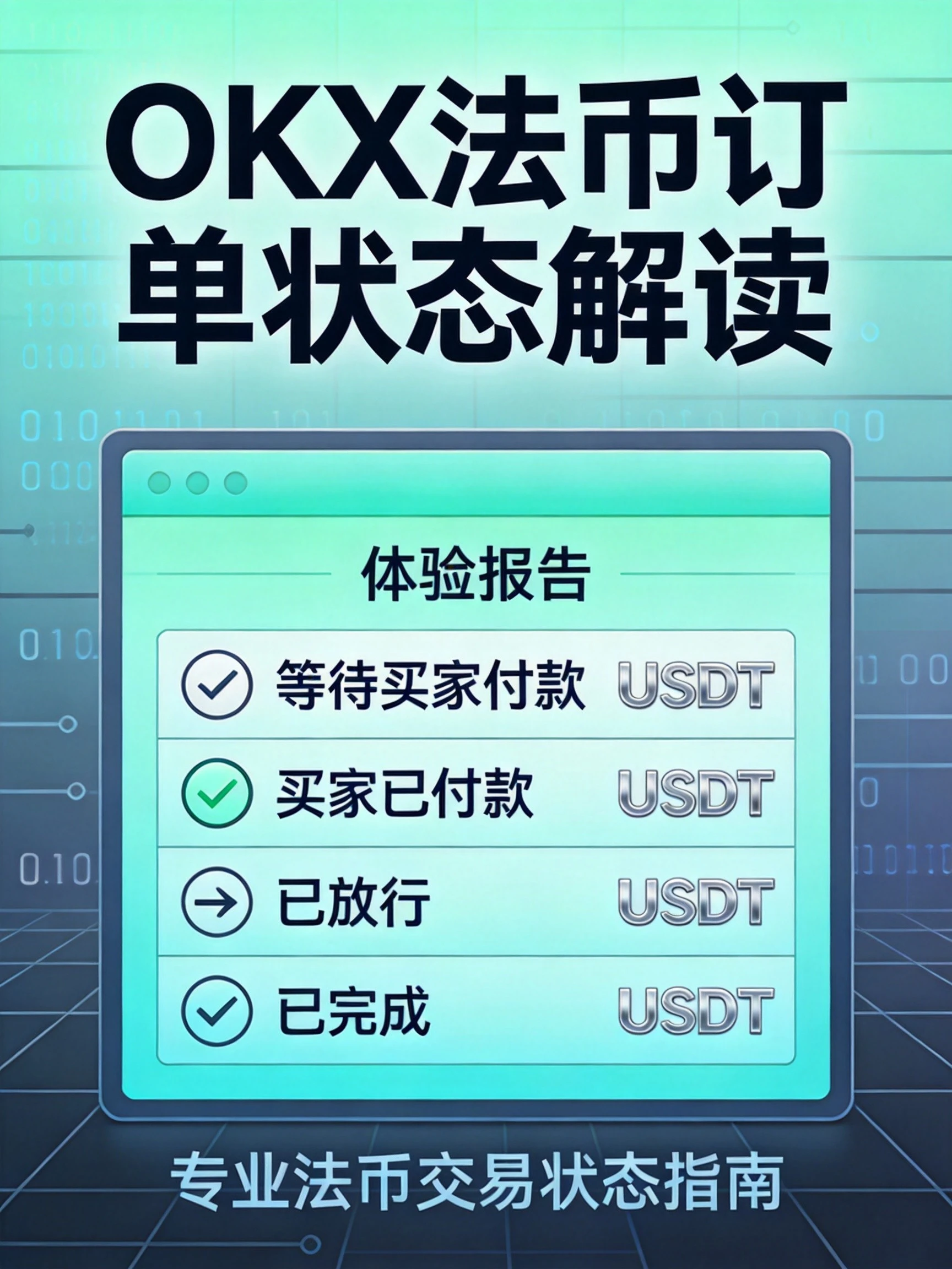 你的OKX法币订单，其实就像一份“体检报告”——逐项拆解每种状态的含义