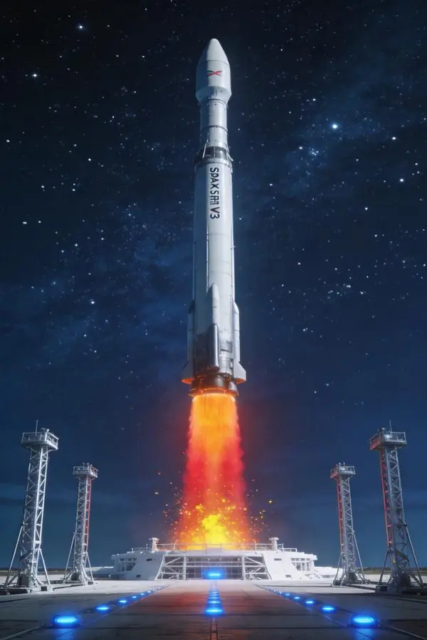 SpaceX星舰V3今日首飞:人类最强火箭的五大技术飞跃