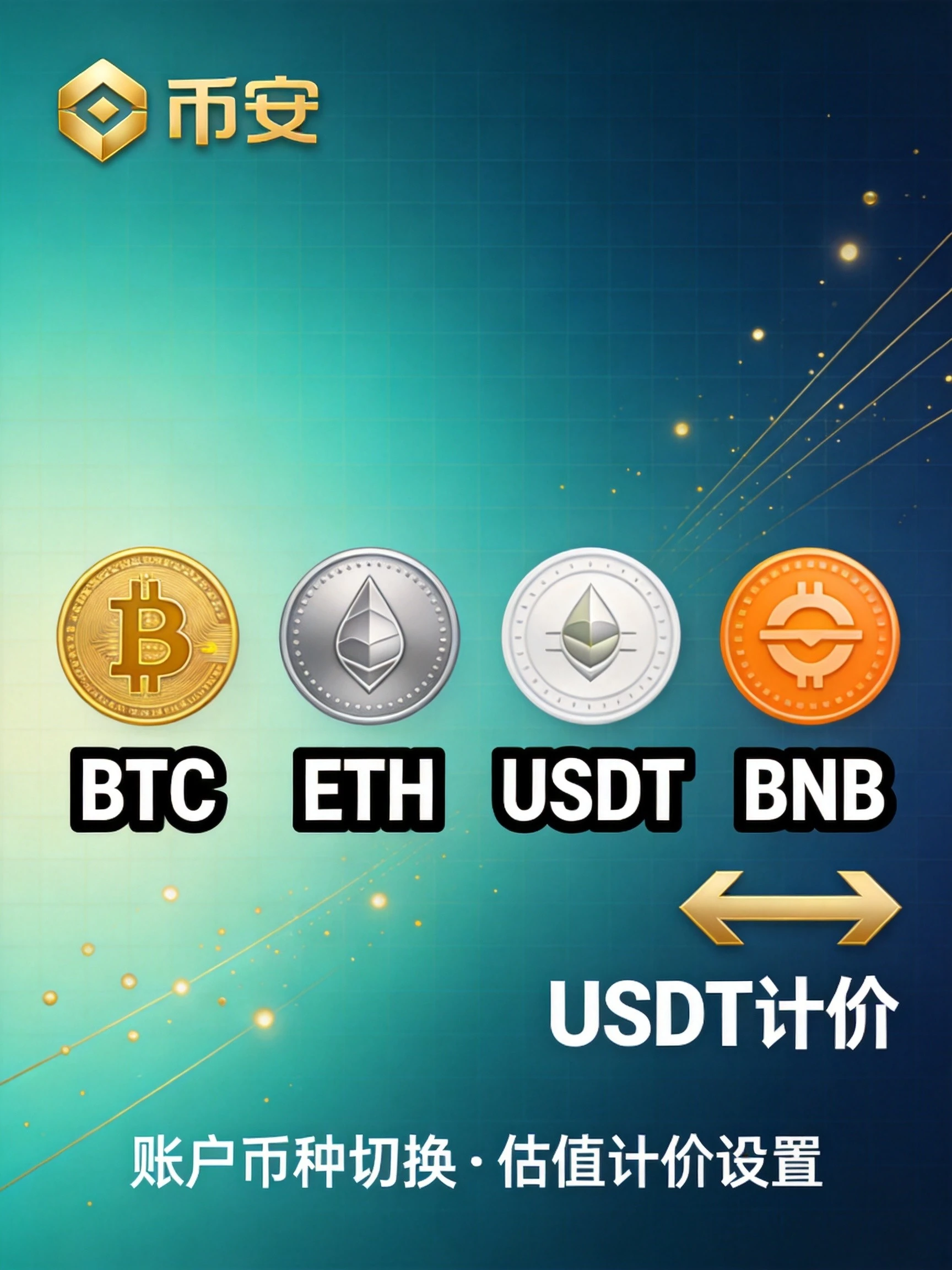 币安怎么切换账户币种显示
