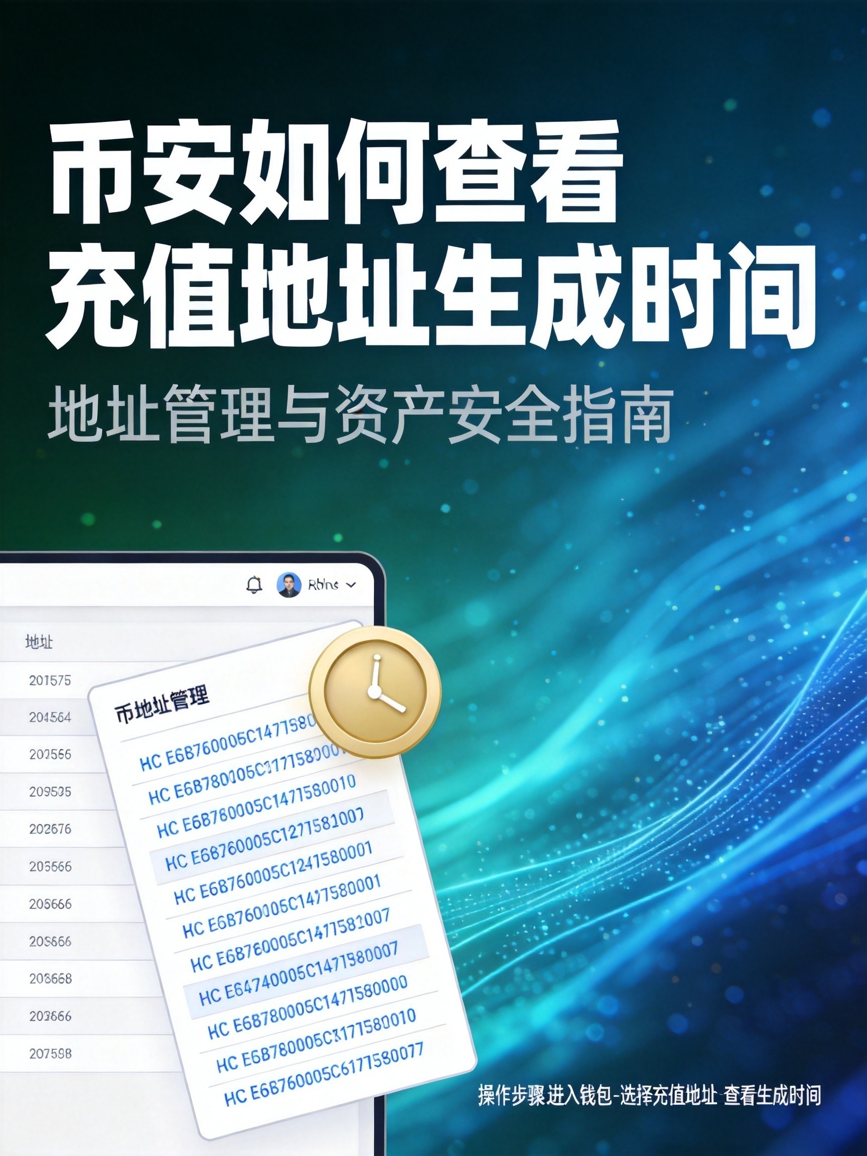 币安如何查看充值地址生成时间?